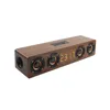 Portable Speakers 20W Wooden Tv Soundbar Bluetooth Speaker Wireless Column Home Theater Bass Stereo Mti-Function Subwoofer With Tf F Dhahk
