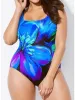 Spódnice Kobiety 2023 Kobiety moda seksowna stroje kąpielowe duże wielkość stroju kąpielowego wakacyjna wakacje na plaży Summer One Piece Bath Suit Nowy projekt wydrukowany 8xl