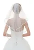 Bijoux de cheveux Bijoux Bridal Veils courts 2 niveaux à 2 niveaux Soft Mesh Party Party Veil Veil Accessoires pour femmes et filles (ivoire)