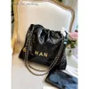 Lambskin Leather Pochette Shopper Luggage Bag 최고 품질의 여성 크로스 바디 대형 토트 사첼 비치 CC 숄더 가방 미니 골드 체인 Clut 4456