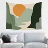 Arazzi Abstract Sunset Painting 72A Tapestry