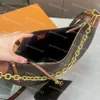 Döngü Hobo Çantalar Kadın Tasarımcı Crossbody Çanta Çantası Kruvasan Zincir Çantalar Yarım ay altı alt altı cüzdanlar büyük kapasiteli kılıflar çıkarılabilir fermuarlı kahverengi omuz çantaları