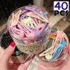 Clips de cheveux Barrettes 10-40 pièces / sac Womens Colorful Hair Clips Fashion Couleur solide ACCESSIONS CLIFS CLIFFERS