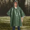 Survival 4 Pack Emergency Rain Poncho Thermische deken Poncho Weerbestendig Outdoor Survival Camping Gear