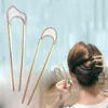 Hair Clips Alloy Round Top Hairpin Bun Cage Minimalist Holder Modern Stylish Stick Girl Headwear Accessories Jewelry