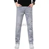 Herren Jeans Frühling/Sommer Neue Herren Jeans Jugend Elastische Füße Hosen rauchige Asche große Herren Jeans Plus Size Hosen