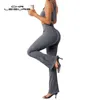 Pantaloni da donna Chrleisure Fare Donne ad alta vita Fitness Solido Fitness Active Active Active Active Fila