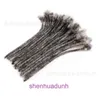 Wig extensions human hair dirty braids salt and pepper crochet Dreamlock bulk