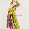 Basic Casual Dresses Designer Dress New Temperament Commuting Fashion Printed Satin Casual Set