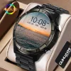 Watches Kavsumi Ny Bluetooth Call Smart Watch Men AMOLED FULL TOUCH SCREEN Sports Fitness Watch 4G Music Smartwatch för Android iOS