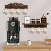 2 PCs /Set Kaffeetasse Halter Küchenwanddekor für Bauernhaus Dekorationen Kaffeestation Bürodekor Organizer Tasse Display 240422