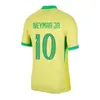 24/25 Brazils Soccer Jerseys L.Paqueta Neymar Vini Jr.23 P.Coutinho Ричарлисон Футбольная рубашка G.Jesus T.Silva Bruno G. Pele Casemiro Мужчины Женщины Дети устанавливают Джерси