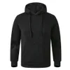 Hoodies pour hommes Sweatshirts printemps d'automne Pull en laine Couleur solide en vrac et à cordon décontracté pour hommes