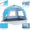 Pop Up Beach Tent Patater Portable Thenh Canopy Складывание солнечного укрытия UPF 50 Защита 240422