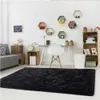 Carpets 1pc Fluffy Area Rug Black Shag Area Rugs Extra Soft And Shaggy Carpets Indoor Fuzzy Rugs For Bedroom Living Room Home Rug