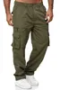 Calças masculinas 2023 New Mens Cargo Pants Summer Workwear