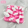 Stampi mnyb 1pcs nodo a prua resina arte stampi silicone fondente per la torta di decorazioni di decorazioni per pasticceria cucini da cucina accessori