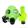 Accesorio de tubería de humo Nuevas tuberías de máscaras de gas bongs Hookah Pipa de agua FDA SKULL ACRYLIC BONG SILICONA OCULS