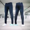 Man Pants Retro Washing Zipper Stretch Jeans Casual Slim Fit Byxor Mannen Plus Size Pencil Pants Denim Skinny Jeans For Men 240423