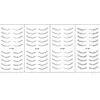 Tattoo Transfer 8/10Pairs False Eyelashes Tattoo Stickers Waterproof Disposable Lower Eyelashes Makeup Simulation Extension Eyelashes Enlarge 240426