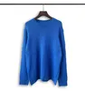 Blue Green Sweaters for Men Women Pullovers 2024ss