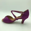 Dance Shoes 6.5cm Heel Sexy Elegant Latin For Women Salsa Pratice Comfortable 6235P Low High Available