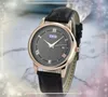 Unisex Mens Womens Classic Shiny Starry Cool Watches Японские кварцевые движения часы кова кова кожа День ремня Дата времени.