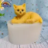 Moulds 3D Cat Silicone Mold Kittens Model Baking Chocolate Mousse Dessert Fondant Cake Decorating Tools DIY Candle Soap Resin Mould