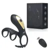 3 in 1 coppia che succhia vibratore con doppio motore a motori cocking wireless gallo anello giocattoli sexy per uomini ritardare l'eiaculazione 240409