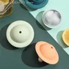 Pişirme Kalıpları Yaratıcı Küçük Uçan Saucer Buz Top Maker Silikon Kalıp Günlük Ev Viski Küpü DIY Soğutma İçecekleri