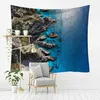 Taquestres Tapestry Beach Landscape Series Fundo