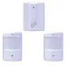 Anpwoo Wirless Infrared Alarm Door Bell Driveway Patrol Garage System Motion Sensor 2 Sändare med 1 mottagare