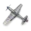 3D -Rätsel 1/48 4d Mustang Fighter Assembly Model US -amerikanischer Zweite Weltkrieg P51 Flugzeugkleber farbloser Trennung Rapid Implantationl2404