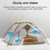 Selbstfahrende Reise-Camping-Zelt-Outdoor Automatisch schneller öffnungsfähiger regendes, sonnenscheindes Fischerei Wandern 240422