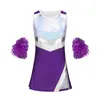 Scena noszona dorosłe kobiety cheerleaderki mundur mundurzy cheer cosplay clubwear cheerleading kostium cekin splicing taniec top mini plisowane spódnice