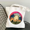 Shopping Bags Great Wave Bag Shopper Eco Canvas Reusable Jute Recycle String Cloth Boodschappentas Sac Toile