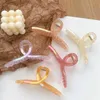 Hair Clips Barrettes UXSL New Oversized Hair Claw Shark Clips Shiny Colorful Cross Grab Clip Womans Girl Elegant Ponytail Hairpin hair Accessory 240426