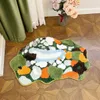 Carpets 3D Stéréoscopic Moss Match Tapis Anti-Skid Living Room Carpet Coussin de chevet moderne pour décoration intérieure décor de printemps décor