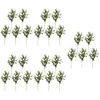 Decorative Flowers Artificial Olive Branch Faux Stem Branches Simulation Fake Leaf Green Plants Decoration Light House Decorations Home