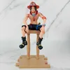 Action Toy figures One Piece Luffy Ace Nami Hancock Graphic Bar Position Assis Posture Action Graphique PVC MODÈLE Série Doll Série Toy Gifts pour Children2403