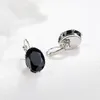 Stollenohrringe Produkte Original runde Diamant -Männer- und Frauen Super -Shiny High Carbon Luxury Jewelry Geschenk