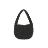Evening Bags Brand Designer Eiderdown Padding Quilted Women's Shoulder Bag Korean Pleated Crossbody Small Saddle Handbag 2024 Trend