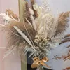 Dekorative Blumen getrocknete Blumenanordnung |Braut Mini -Blumenstrauß für Boho Decor Natural Pampas Grass Tisch Hochzeitsfeier Home