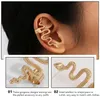 スタッドイヤリング2 PCS Ear Crawler Snake Jewellery Pearl Rings女性トレンディジュエリー