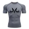 Herren-T-Shirts Neue Kompressionshemd Herren Fitness Fitnessstudio Superhelden Sport Running T-Shirt Rashgard Top Drei-Wege Schnelltrocknen kurzärmelige Herren T-Shirt J240426