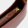 2024 Arrival Womens Leather Underarm Saddle Bag Luxury Designer Shoulder Messenger Bag For Ladies Crescent-Shaped Pack 240420