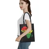 Bolsas de noite Forudesigns Africa Black Histores Totes Fashion Canvas Bolsa de ombro Meninas Meninas Meninas Viagem Dobrando compras