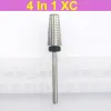 BITS BITS TUNGSEN SUGGERIMENTO 5 IN 1 BIT PIT ALLA A BAGNI BIT DRILL DRIFFICA PER GEL ACRILICO 3/32 "SHANK TRACCHINE MACCHINE