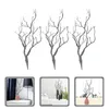 Kwiaty dekoracyjne 3PCS Naturalny model gałęzi drzewa Realistyczny wystrój ABS Faux do dekoracji