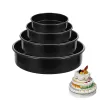 Formar 5/6/7/8 tum kaka PAN Kolstål Chiffon Rainbow/Layer Round Cake Mold For Baking Nonstick Circle Cheesecake Mold 0127